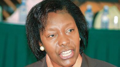"Former Lands CS Charity Ngilu after court terminates criminal case over Karen land investigation."