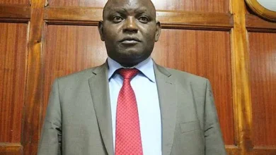 Former Kasarani MP John Njoroge during an anti-corruption court hearing