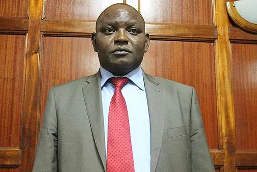 Former Kasarani MP John Njoroge during an anti-corruption court hearing